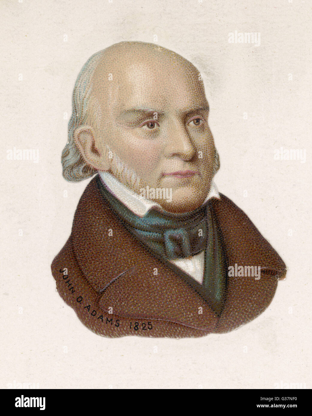 JOHN Quincy Adams U.S. Presidente 1825 - 1829 Data: 1767-1848 Foto Stock