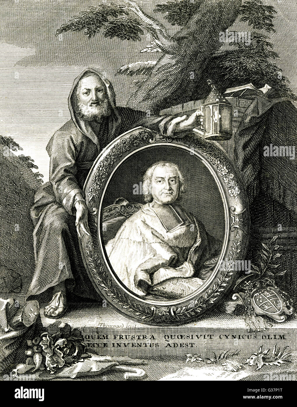 Francese Divino e statista Andre Fleury Foto Stock