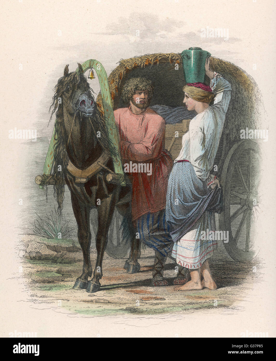 Tipi razziali - Russia Foto Stock