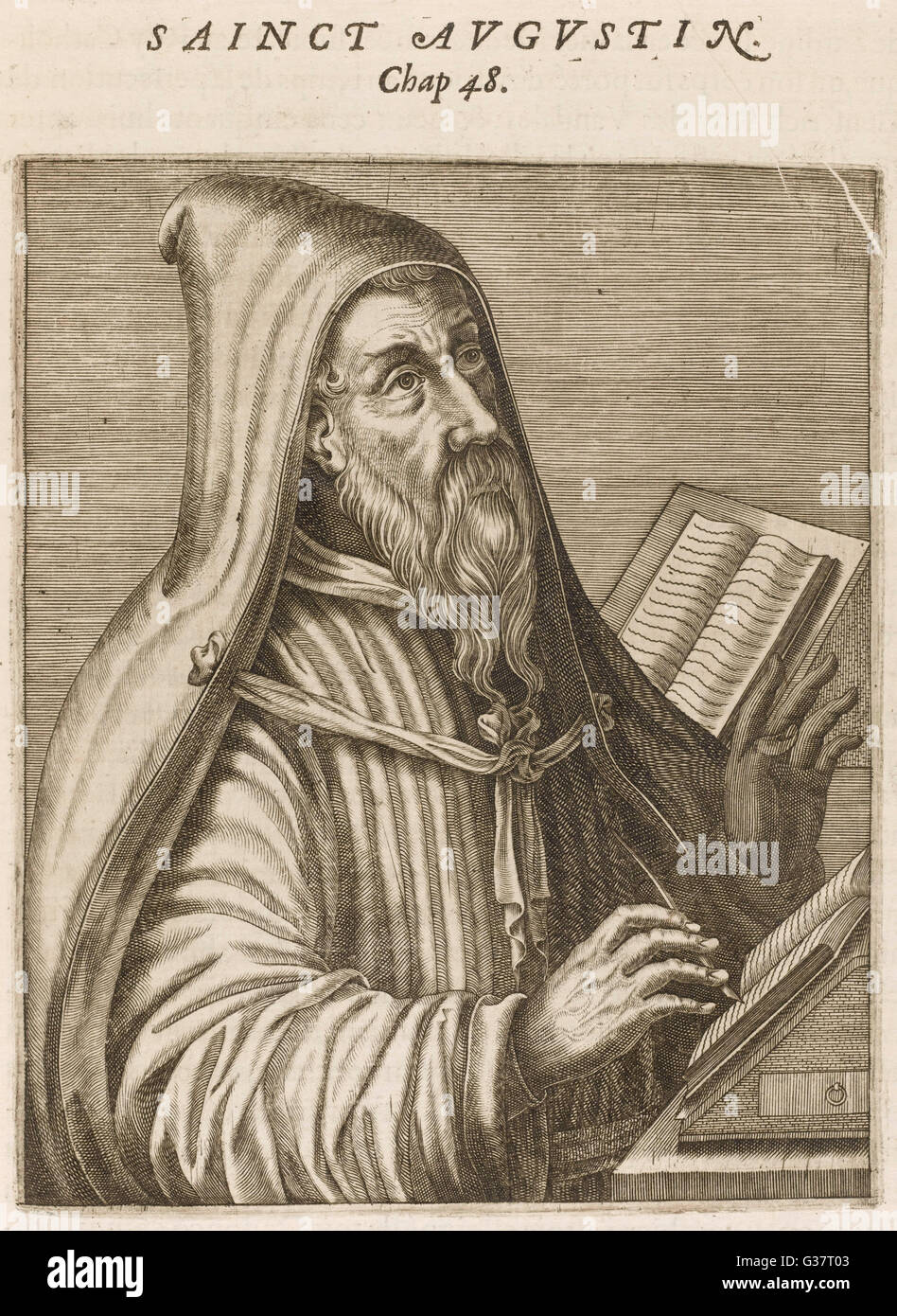 Sant'Agostino d'Ippona Foto Stock