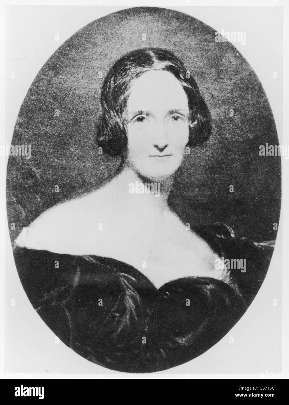 MARY WOLLSTONECRAFT SHELLEY scrittore; moglie di Percy Bysshe Shelley data: 1797 - 1851 Foto Stock