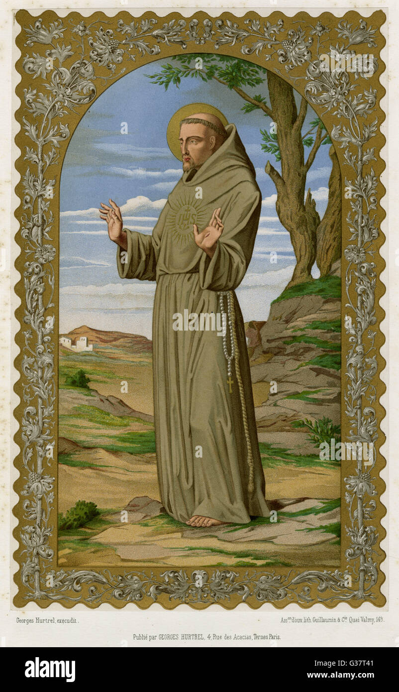 FRANCESCO ASSISI Foto Stock