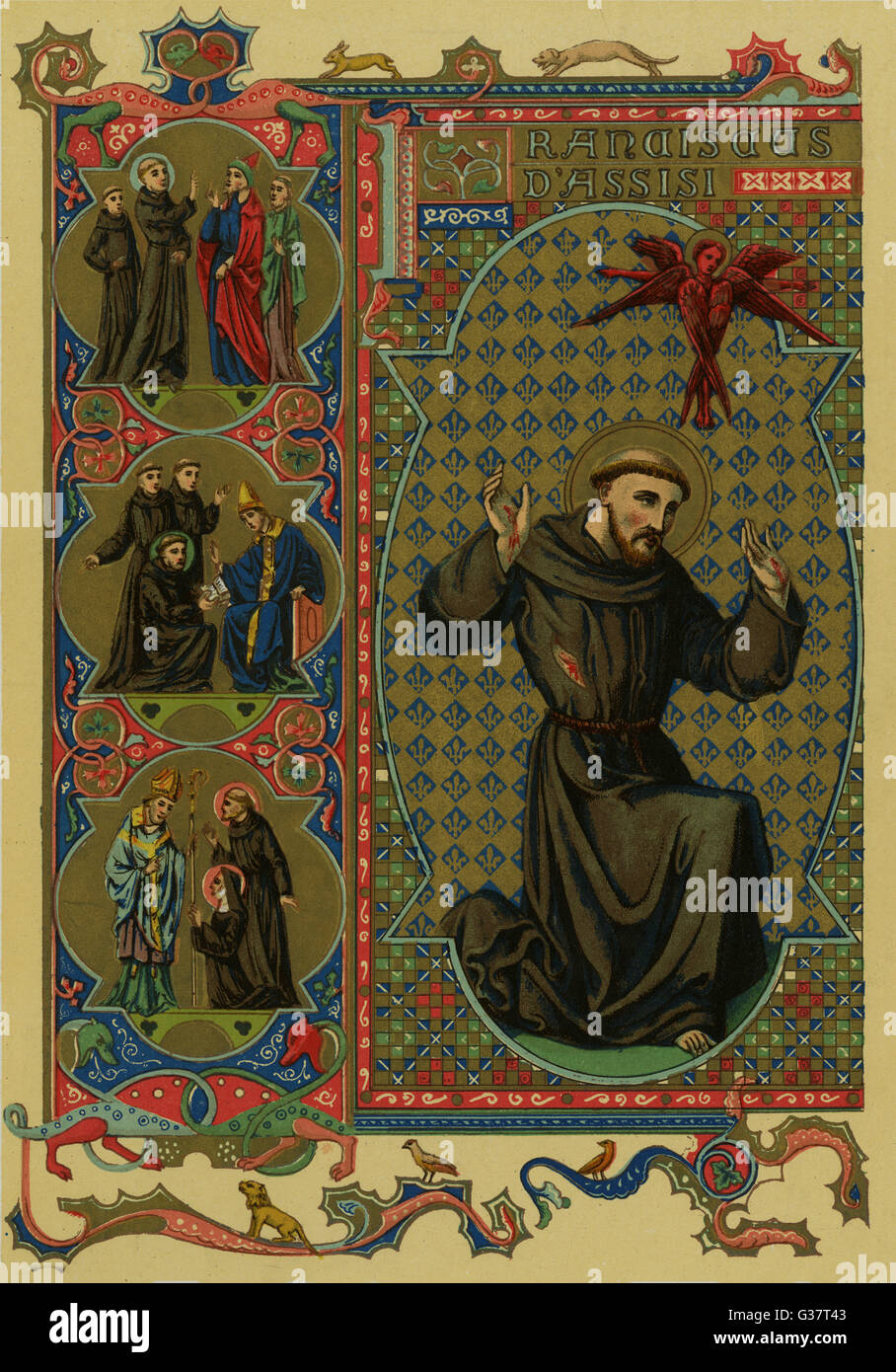 FRANCESCO ASSISI Foto Stock