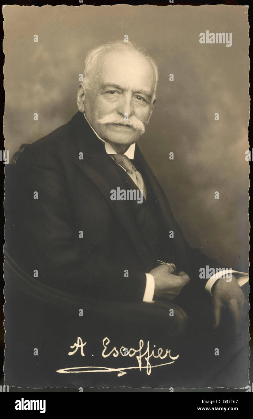 Auguste escoffier immagini e fotografie stock ad alta risoluzione - Alamy