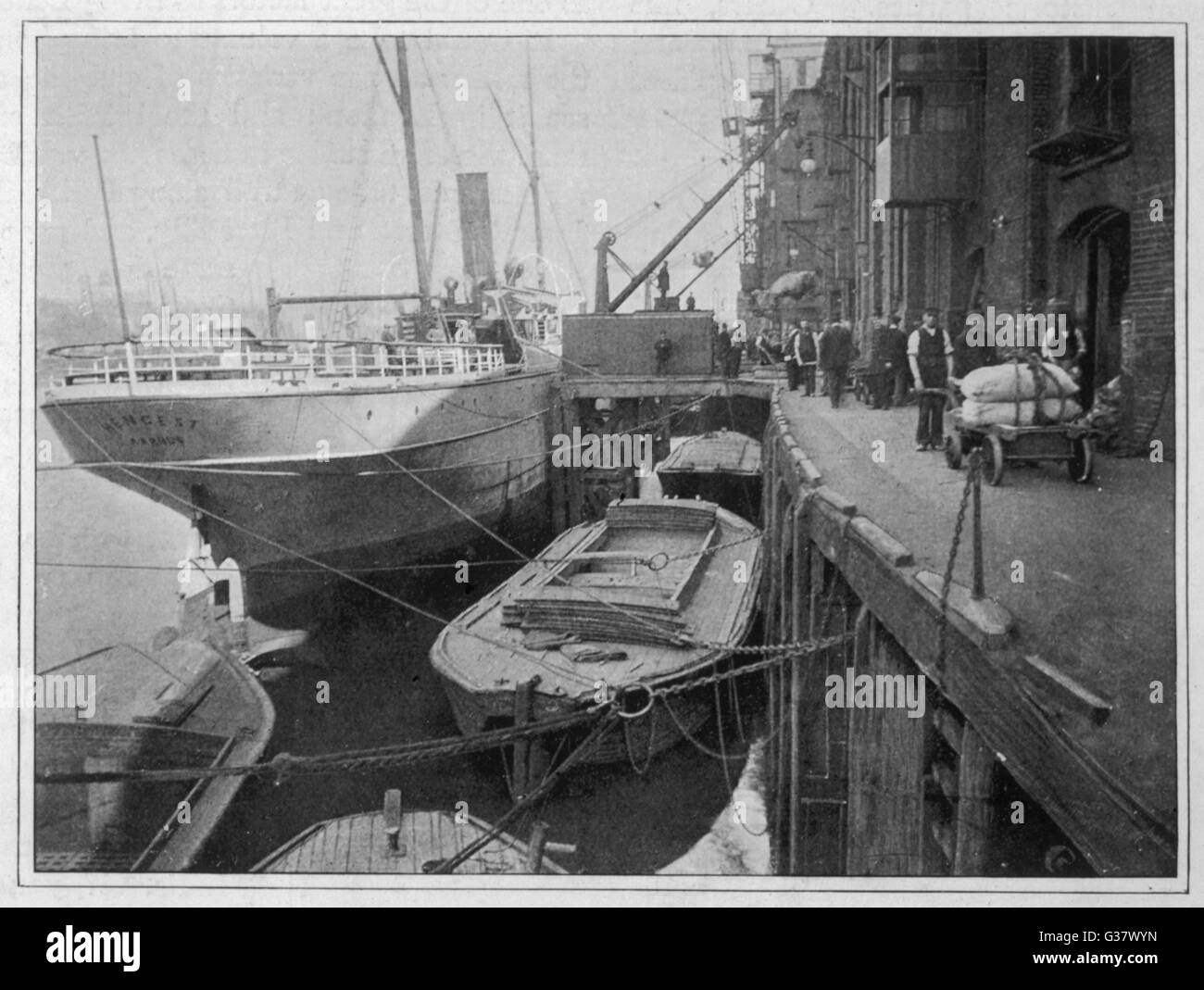 Cotton's Wharf, Londra Foto Stock