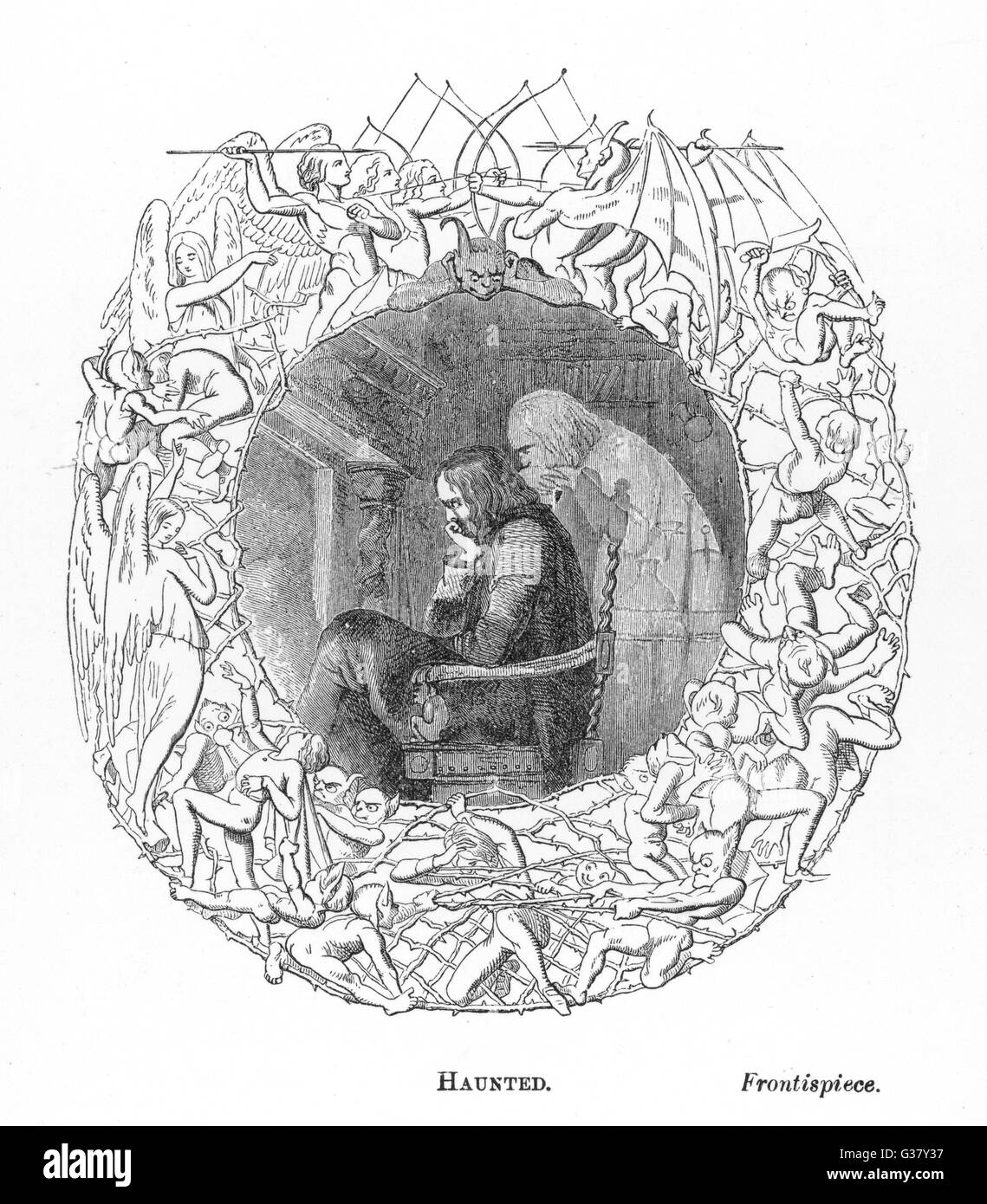 Apparizioni: Un uomo e il suo alter ego. Foto Stock