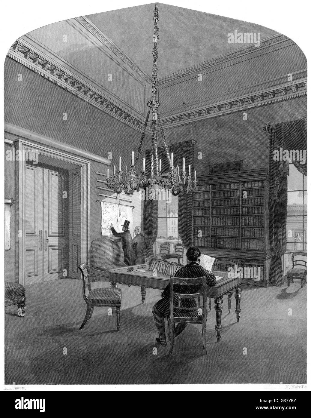 United Service Club, 1840. Foto Stock