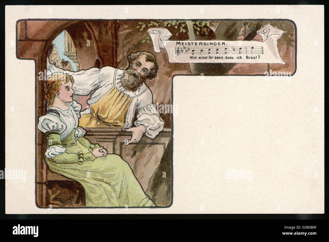 Musica - Opera - Wagner Foto Stock