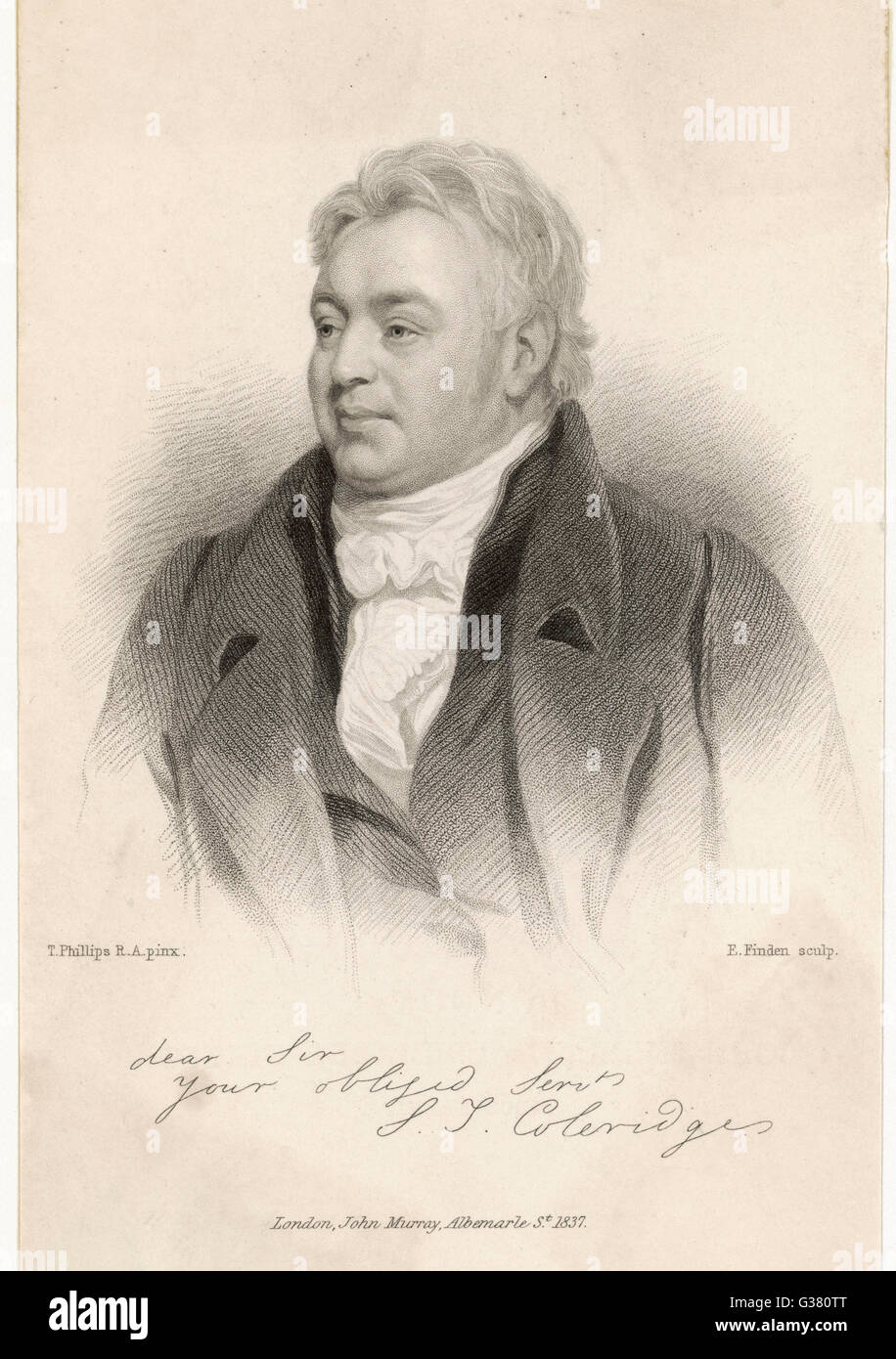 SAMUEL COLERIDGE scrittore data: 1772 - 1834 Foto Stock