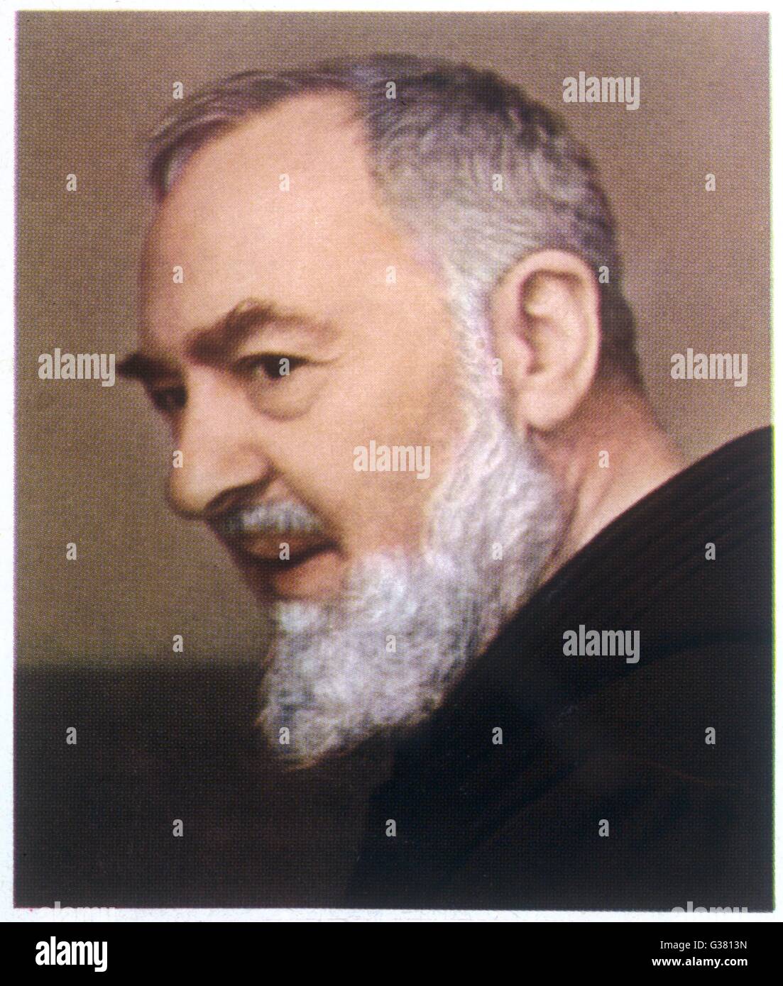 Francesco Forgione, nome in religione Pio da Pietrelcina, noto come 'PADRE PIO", Capucin frate che manifesta stimmate e molti altri fenomeni paranormali data: 1887 - 1968 Foto Stock