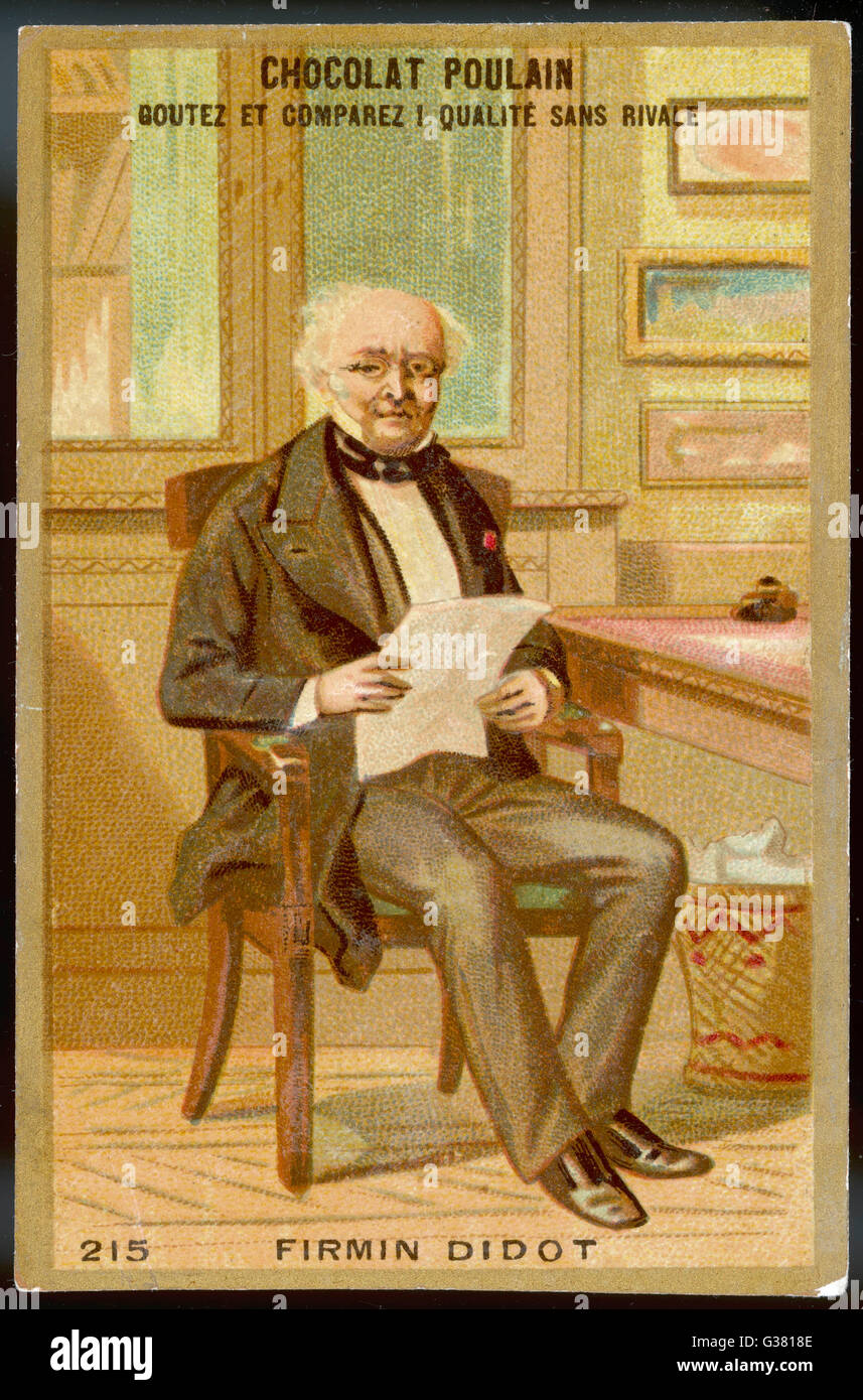 AMBROISE FIRMIN DIDOT Foto Stock