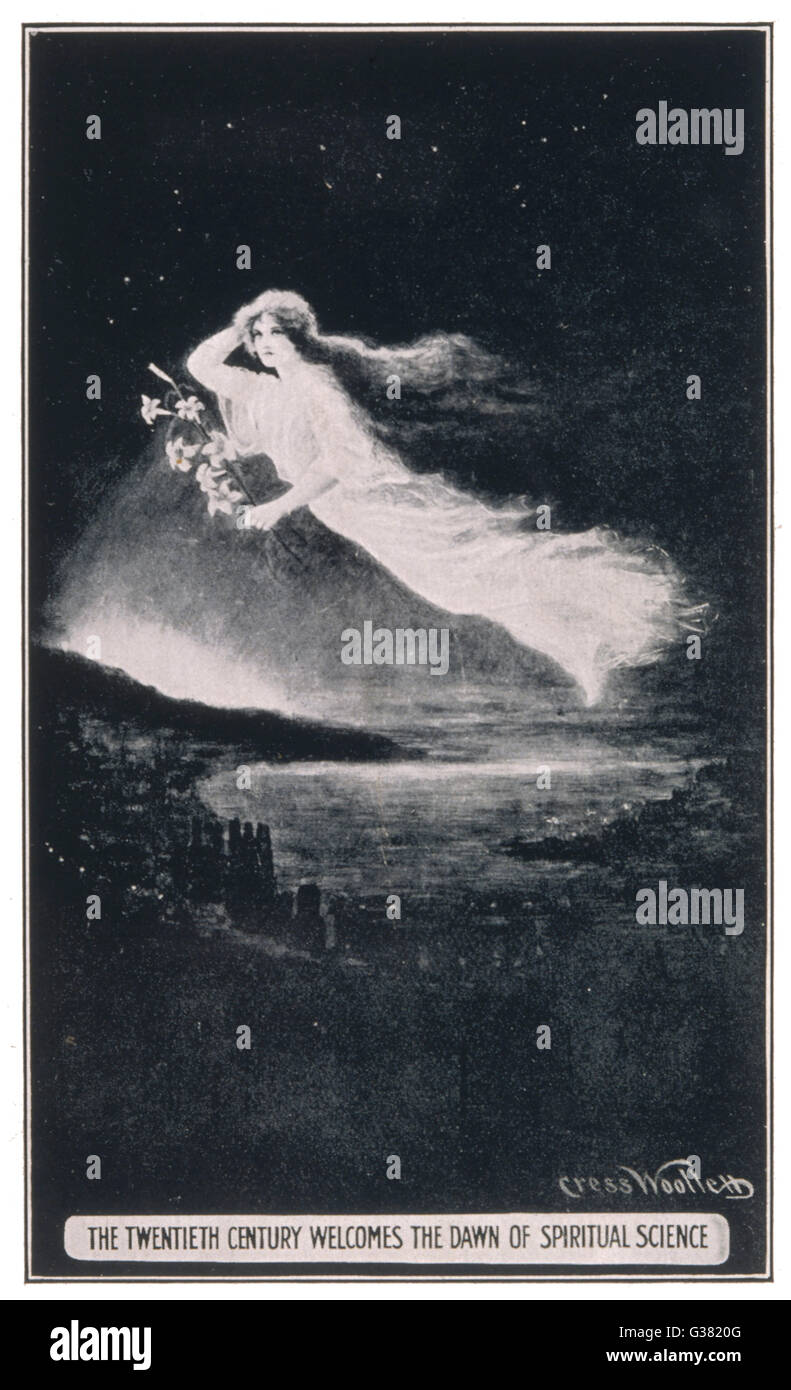 Il Ventesimo secolo accoglie l alba della scienza spirituale data: 1900 Foto Stock