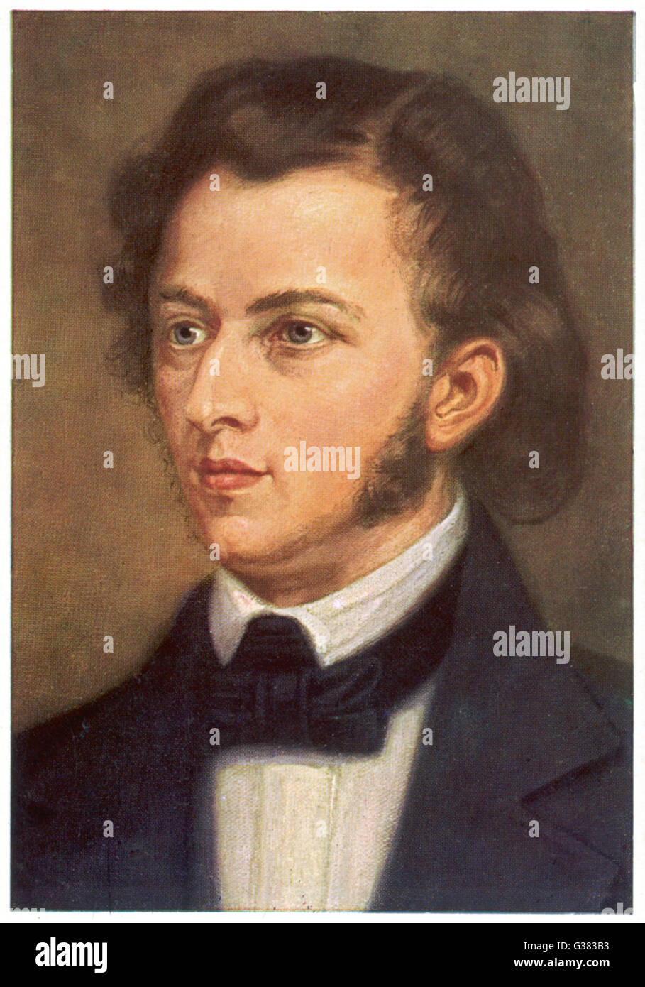 FREDERIC CHOPIN musicista polacco data: 1810 - 1849 Foto Stock