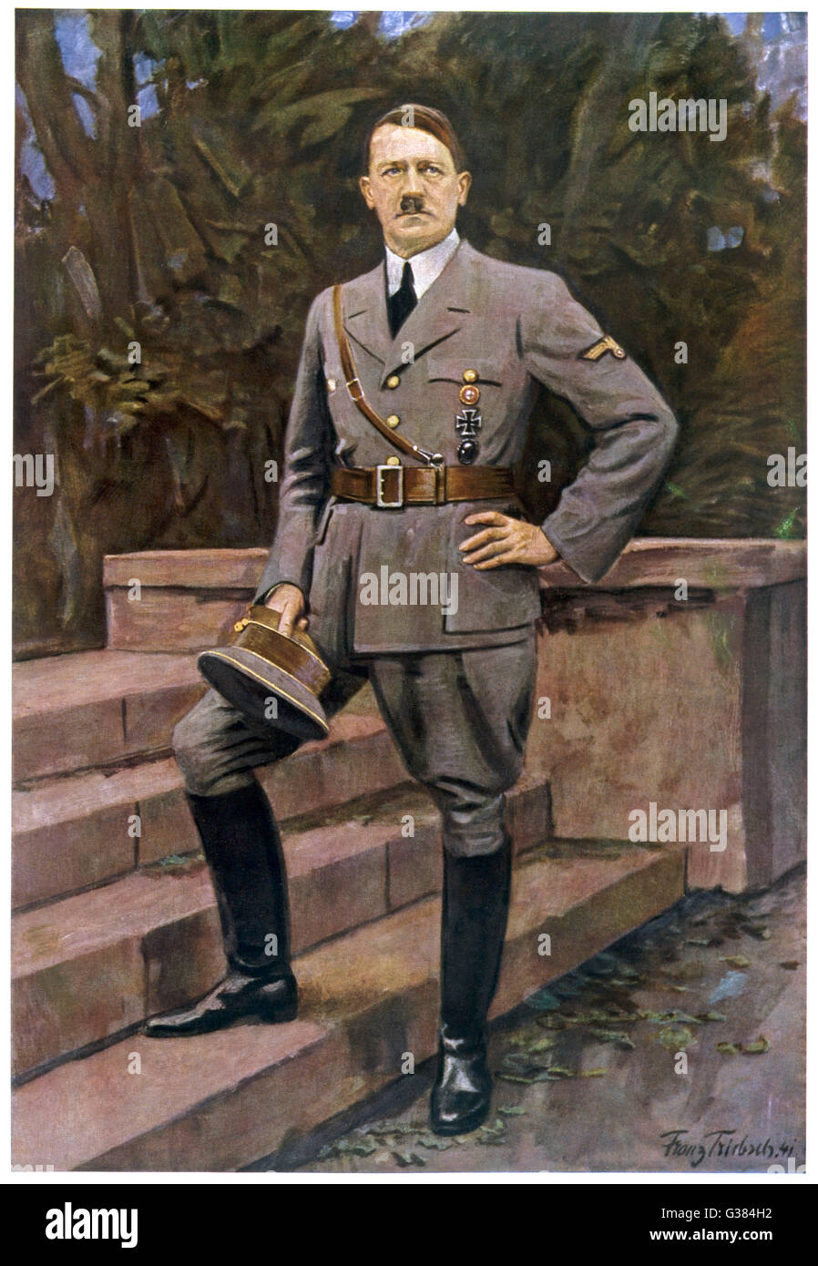 Uomo politico tedesco e leader Adolf Hitler (1889-1945). Data: 1941 Foto Stock