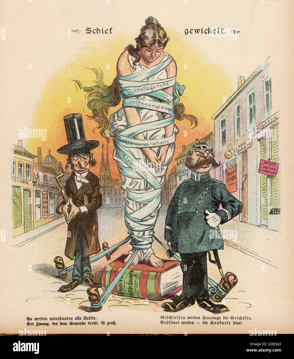 MISERABILE DOMENICA Foto Stock