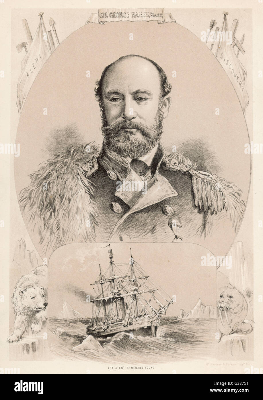 SIR GEORGE NARES Foto Stock