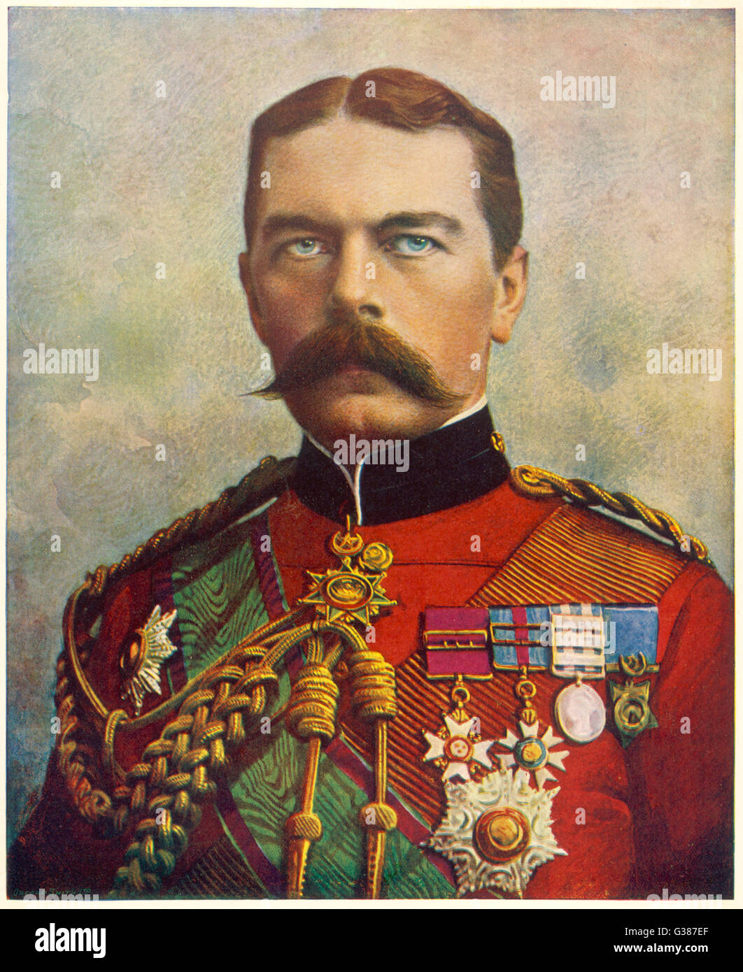 Orazio, Lord Kitchener 1ST EARL KITCHENER DI KHARTOUM Soldier data: 1850 - 1916 Foto Stock