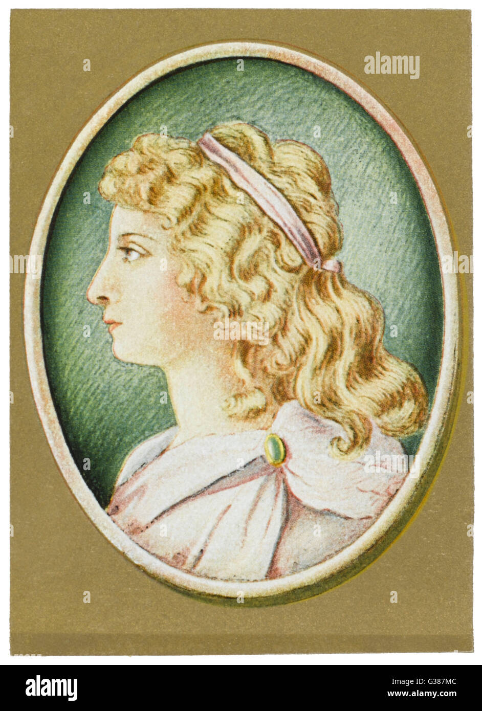 CHARLOTTE VON SCHILLER Foto Stock