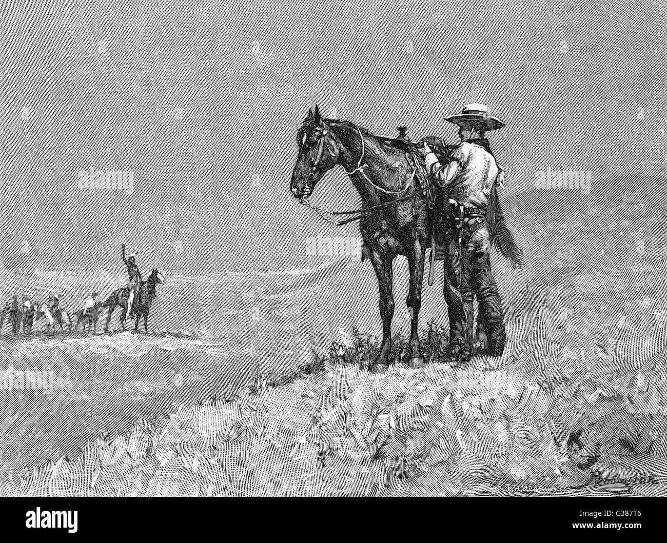 REMINGTON/CATTLEMAN/1888 Foto Stock