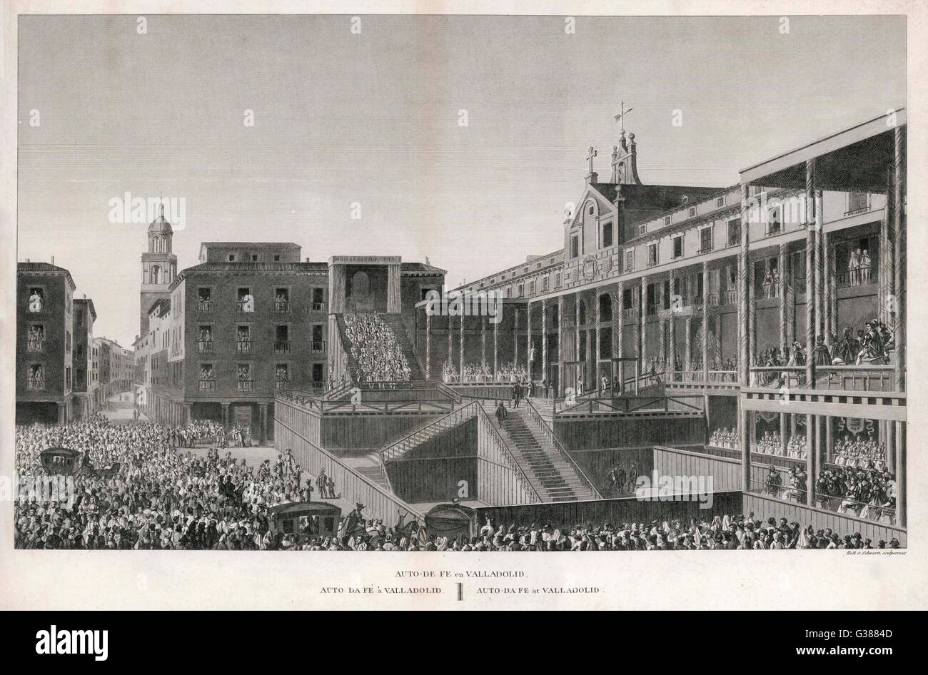 An Auto Da Fe The Spanish Inquisition Immagini e Fotos Stock - Alamy