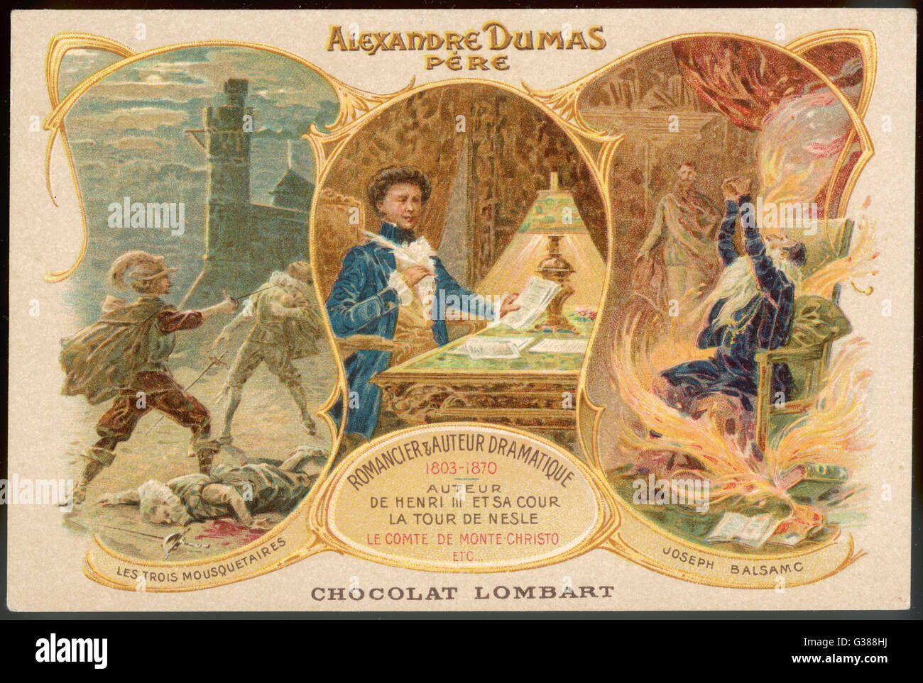 ALEXANDRE DUMAS (PERE) Foto Stock