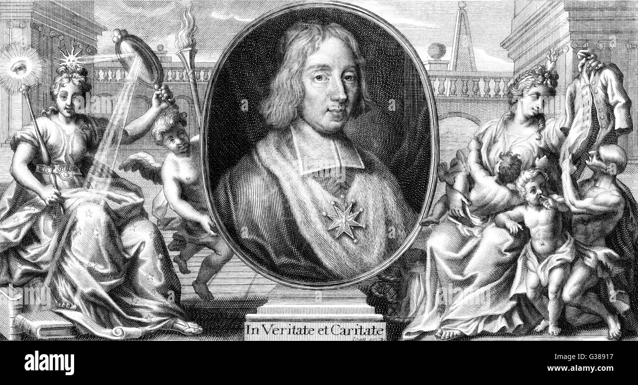 Il cardinale Richelieu Foto Stock