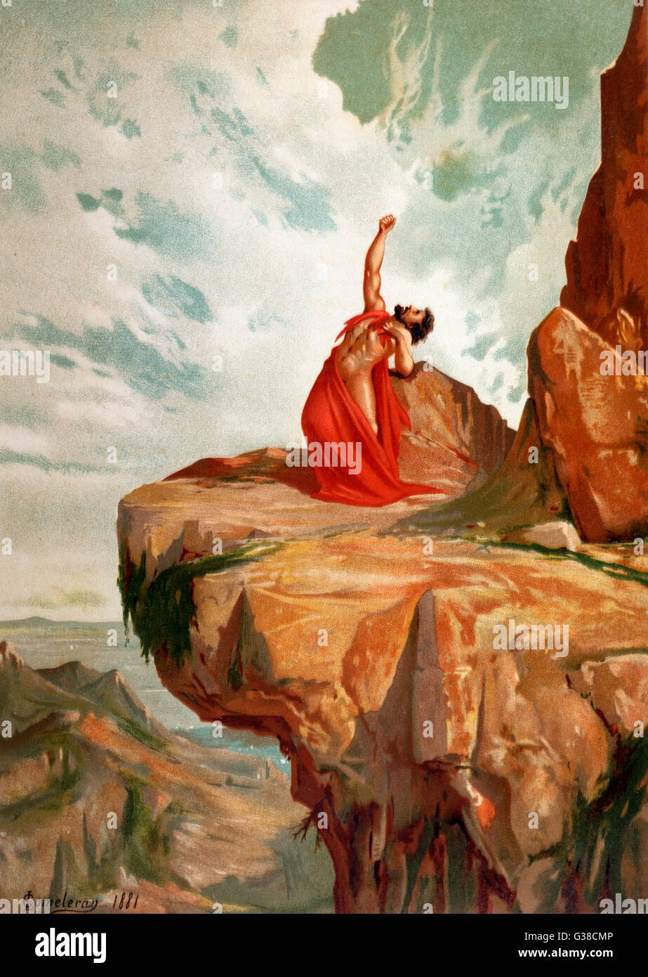 Eracle muore in agonia, avvelenato da la maglietta di Nessus che egli ha  mal- deliberatamente messo sul Foto stock - Alamy