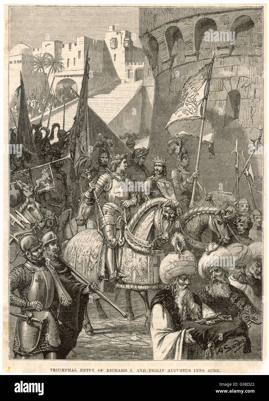 Richard E La Terza Crociata Immagini e Fotos Stock - Alamy