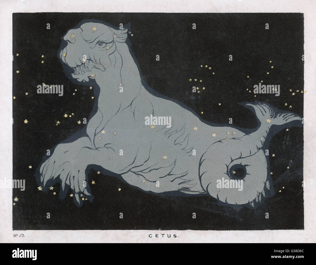 SMUSSATO/CETUS/PIASTRA 53 Foto Stock