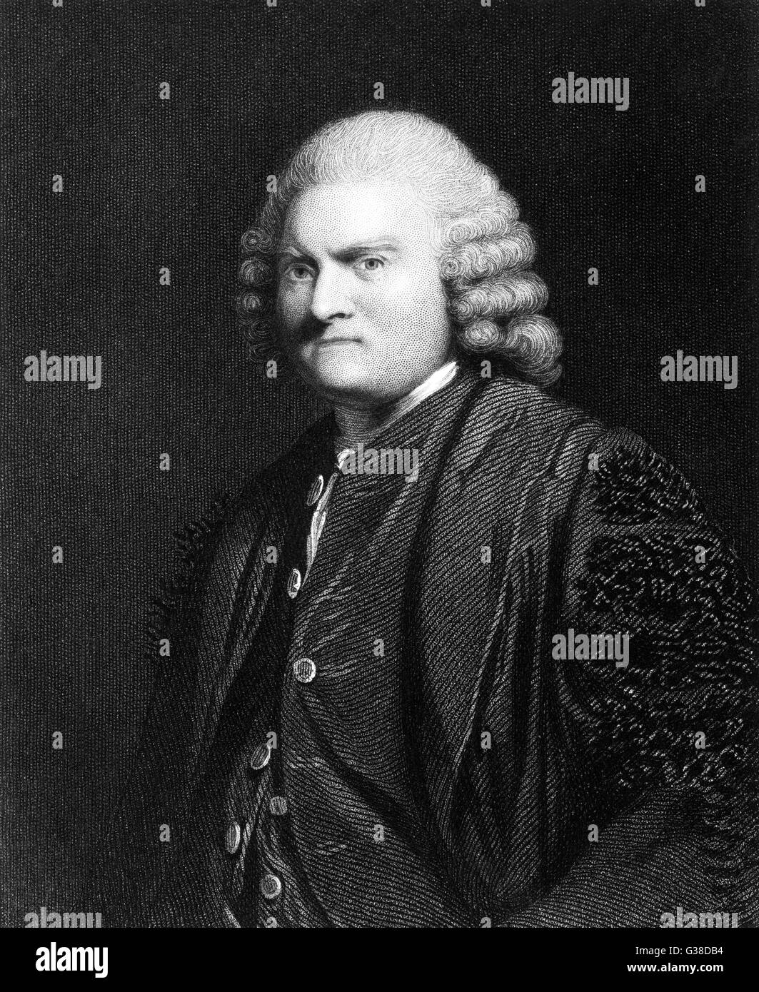 SIR JOHN PRINGLE il medico britannico data: 1707 - 1782 Foto Stock