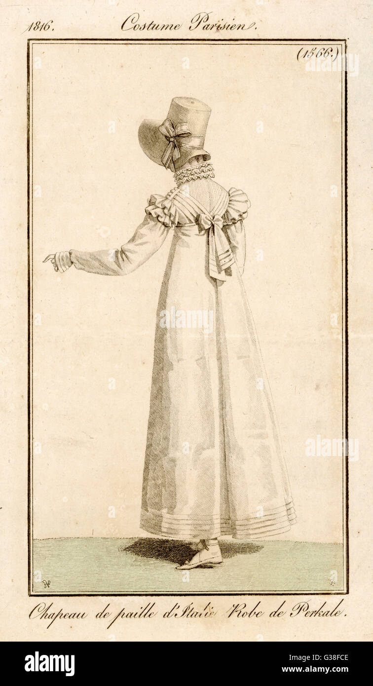 Costume - Donne 1816 Foto Stock