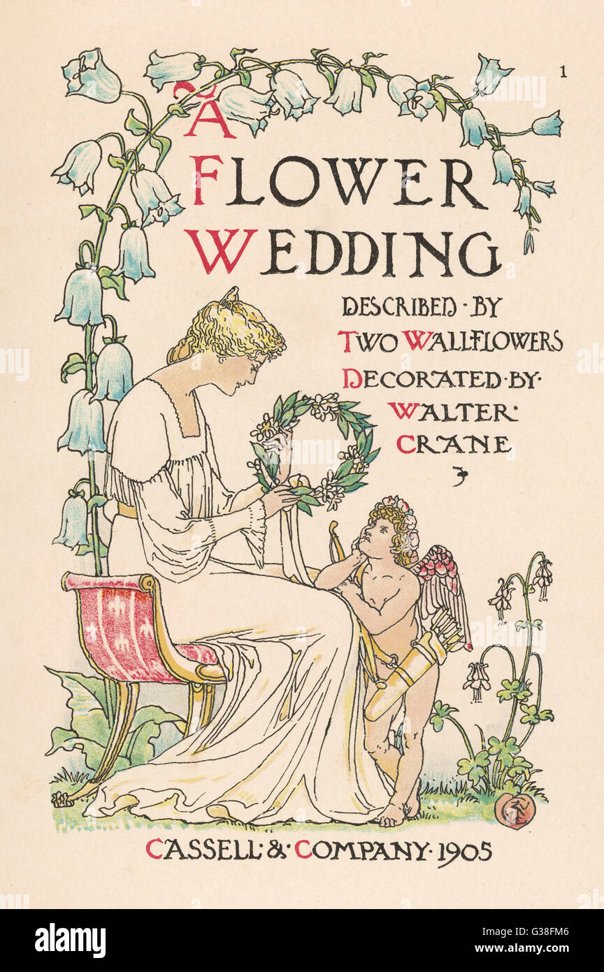 Crane, un matrimonio di fiori Foto Stock