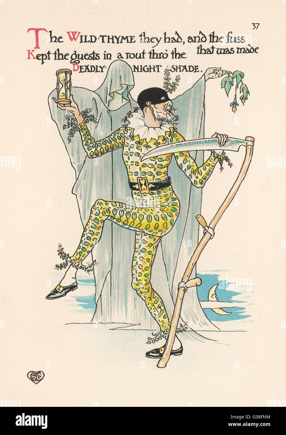 Piante - Thymus serpyllum Foto Stock