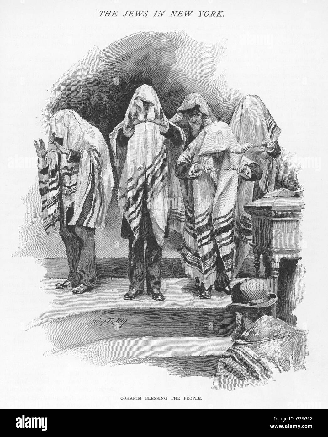 COHANIM BENEDIZIONE PERSONE Foto Stock