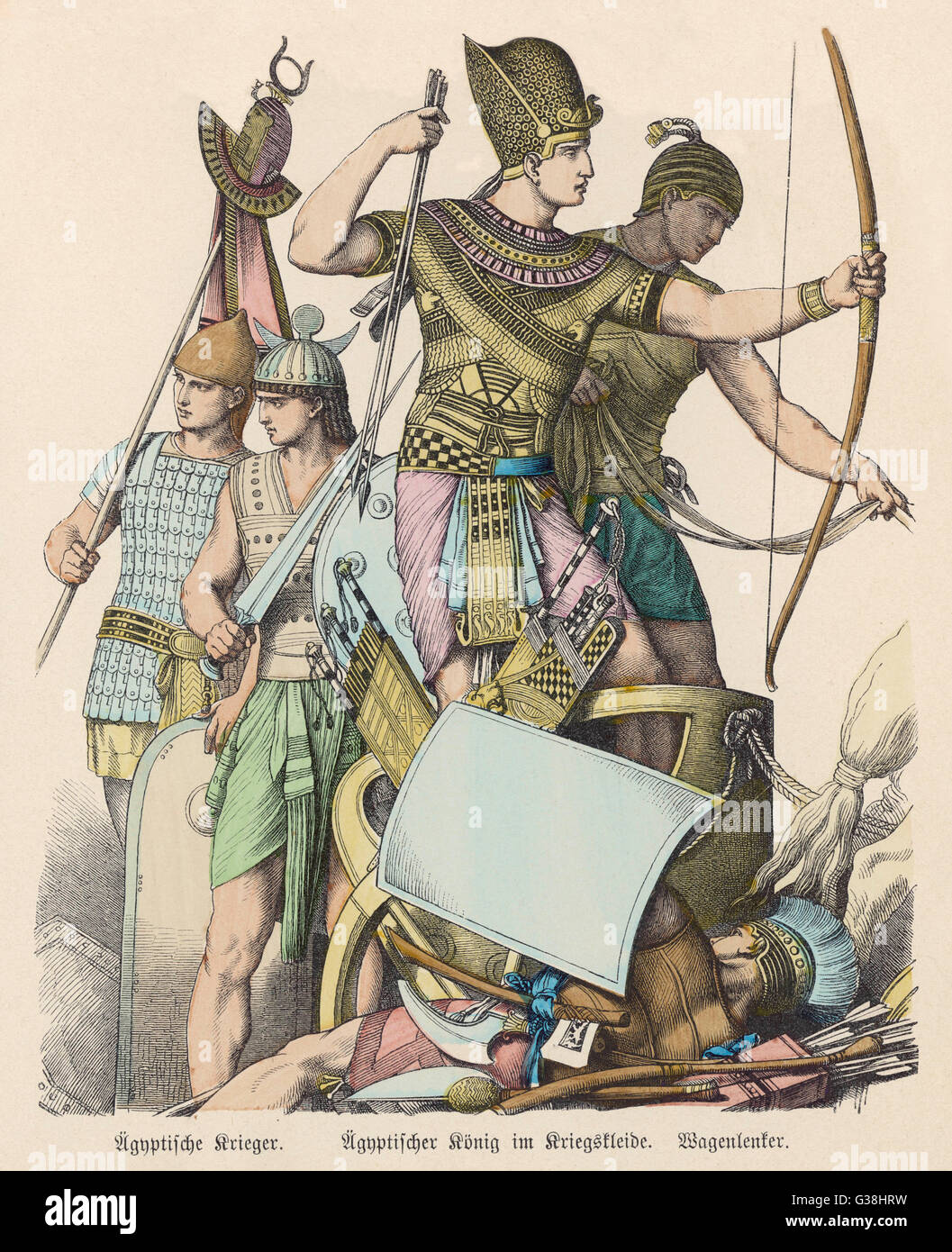 ANTICO EGITTO MILITARE Foto Stock