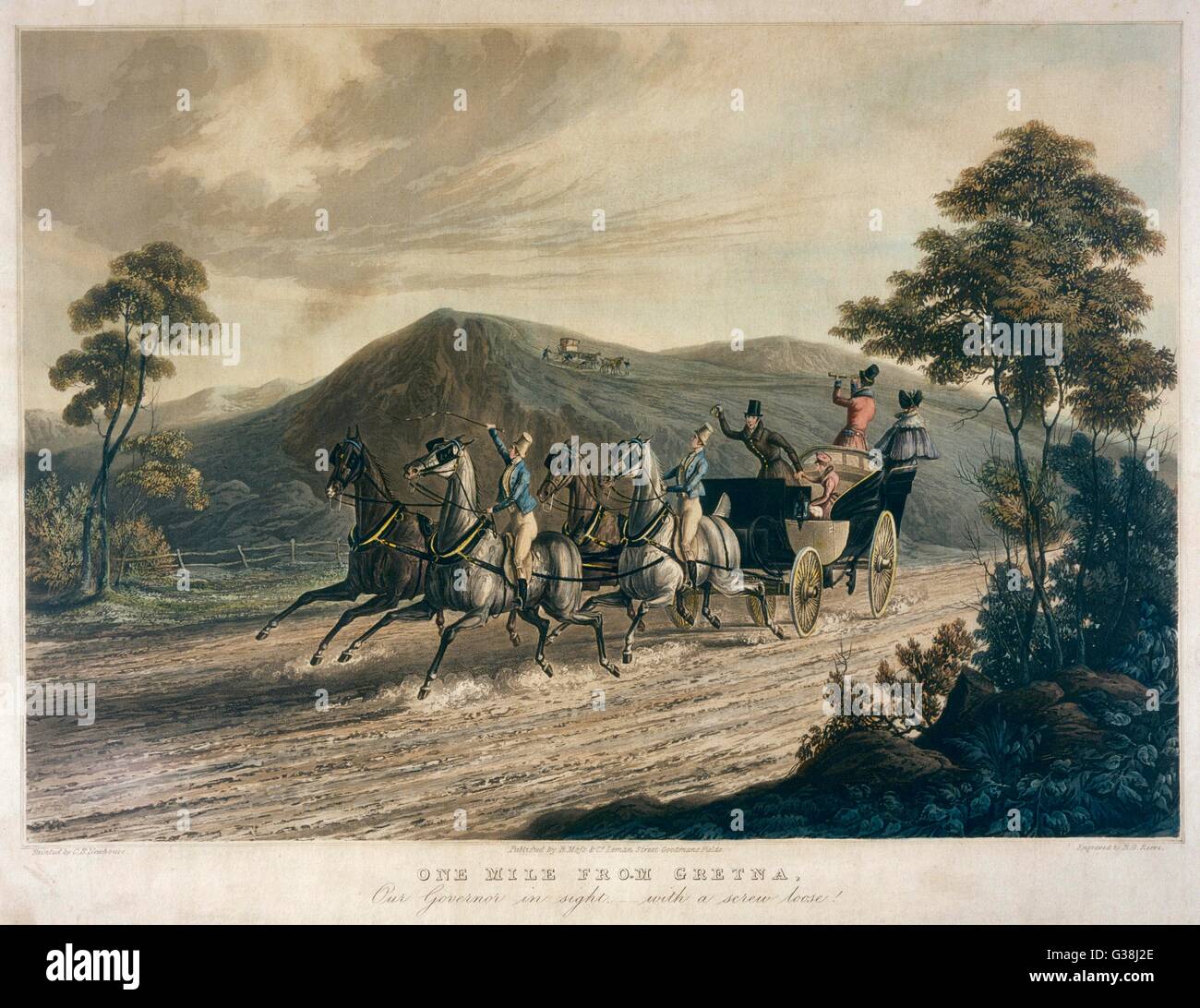 GARA A GRETNA/NEWHOUSE Foto Stock