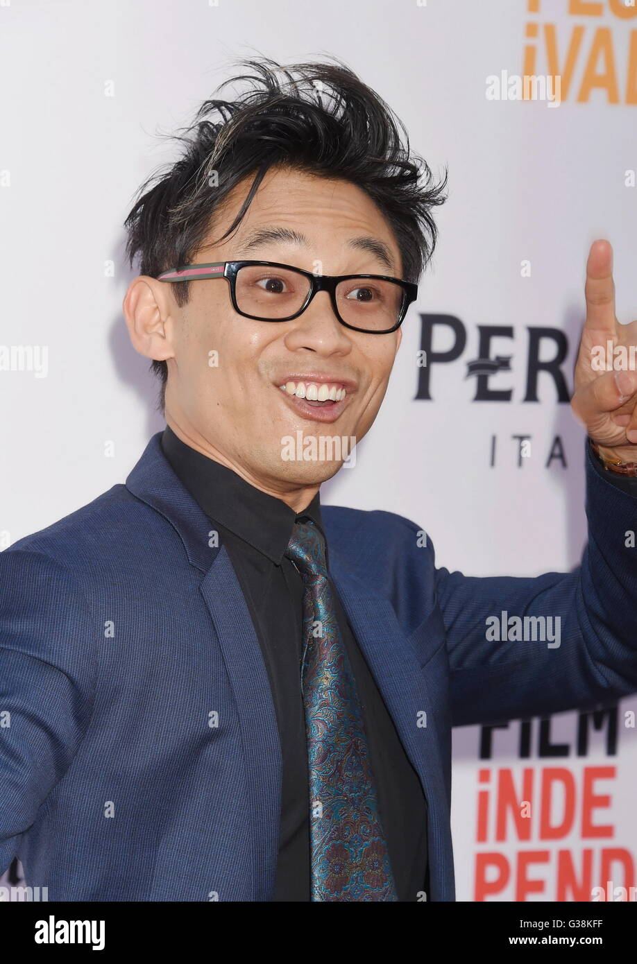 Hollywood, California. Il 7 giugno, 2016. HOLLYWOOD, CA - Giugno 07: Writer/regista/produttore James Wan assiste la premiere di 'la prestidigitazione 2' durante il 2016 Los Angeles Film Festival a TCL Chinese Theatre IMAX su Giugno 7, 2016 in Hollywood, la California. | Verwendung weltweit © dpa/Alamy Live News Foto Stock