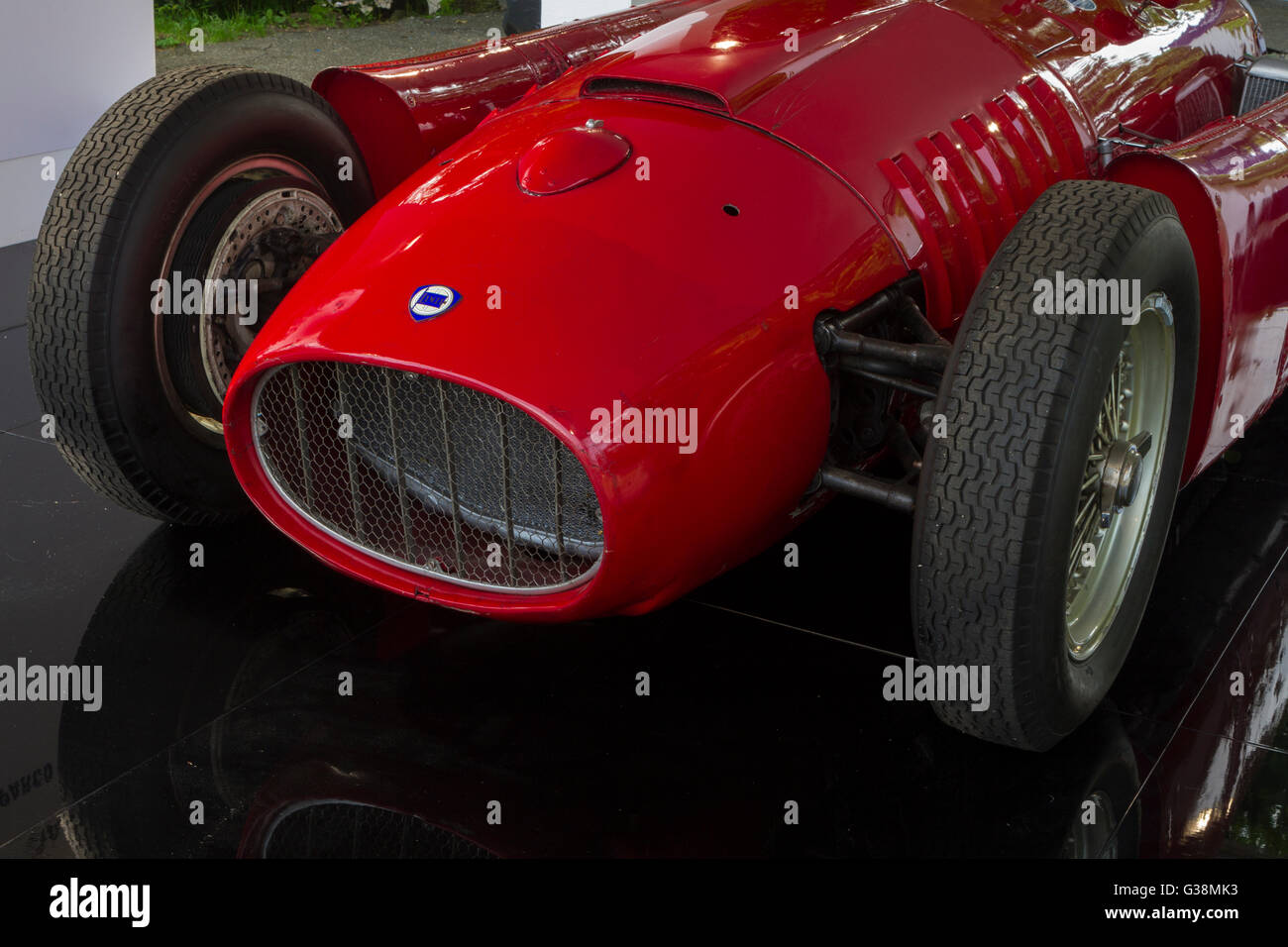 Torino, Italia, 8 giugno 2016. Antica Formula One racing car Lancia D50 Foto Stock