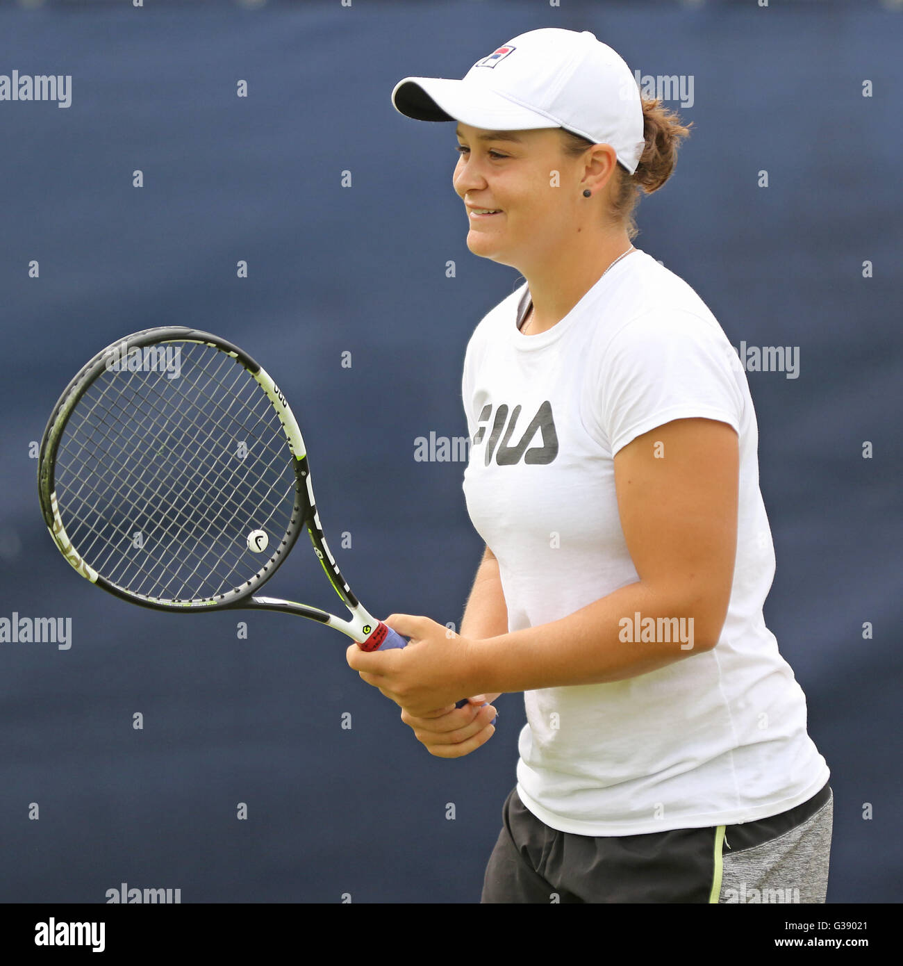 Nottingham Tennis Center, Nottingham, Regno Unito. Decimo Giugno, 2016. Aegon WTA Nottingham Open Day 7. Ashleigh Barty di Australia Credit: Azione Plus sport/Alamy Live News Foto Stock