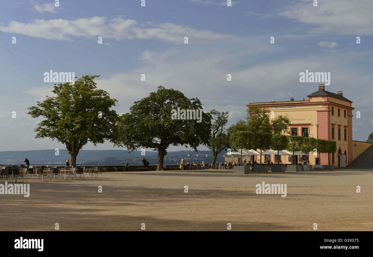 Fortezza Ehrenbreitstein, Coblenza, Renania-Palatinato, Germania Foto Stock