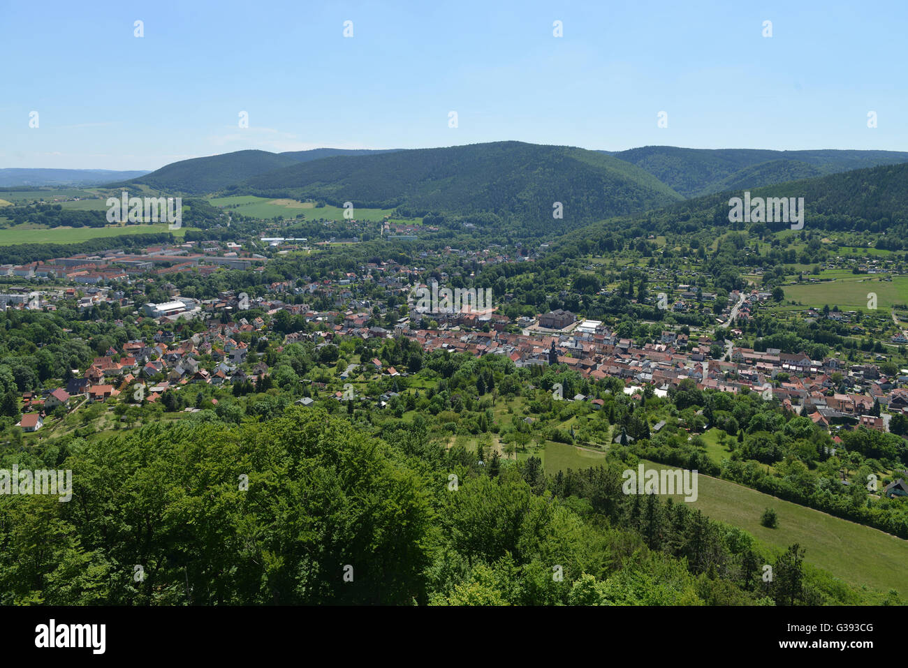 Bad Blankenburg, Turingia, Germania Foto Stock