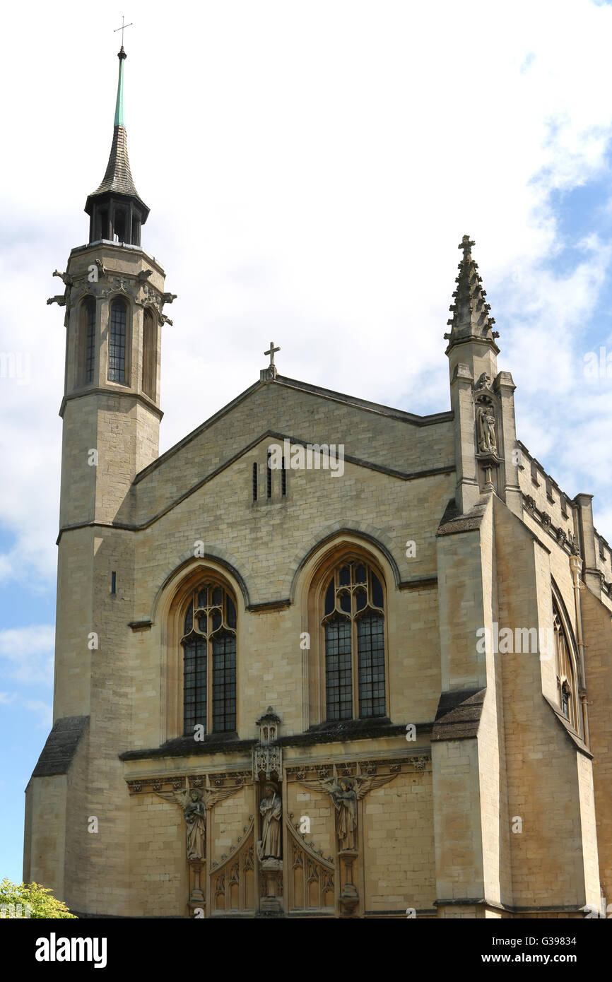 Cheltenham England Gloucestershire Cheltenham College Chapel Foto Stock