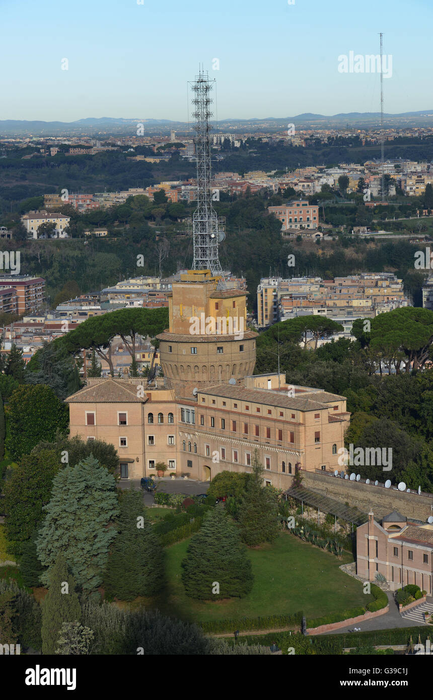 Radio Vaticana, lo Stato della Città del Vaticano Foto Stock