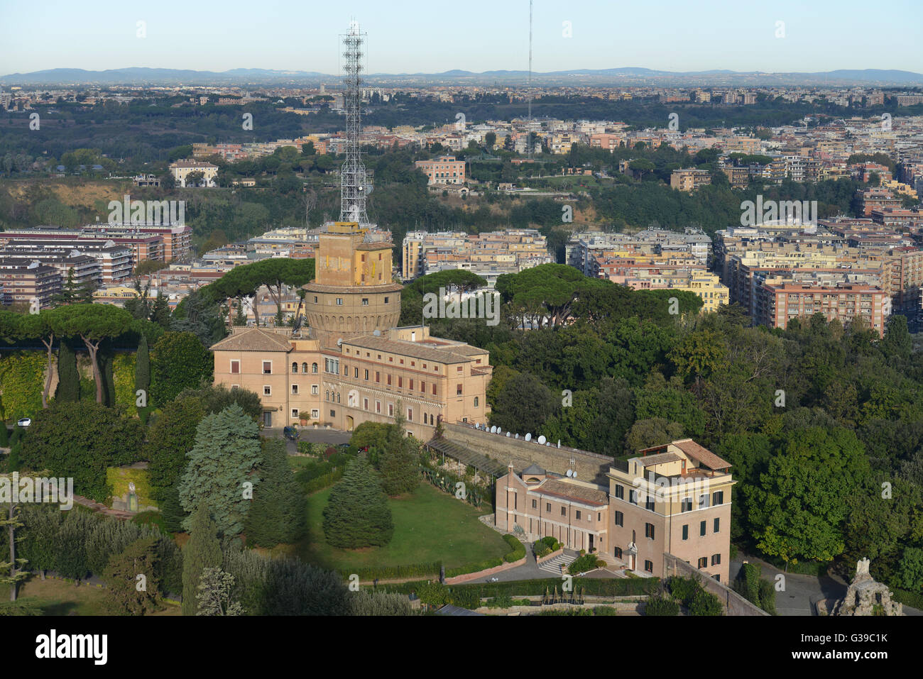 Radio Vaticana, lo Stato della Città del Vaticano Foto Stock