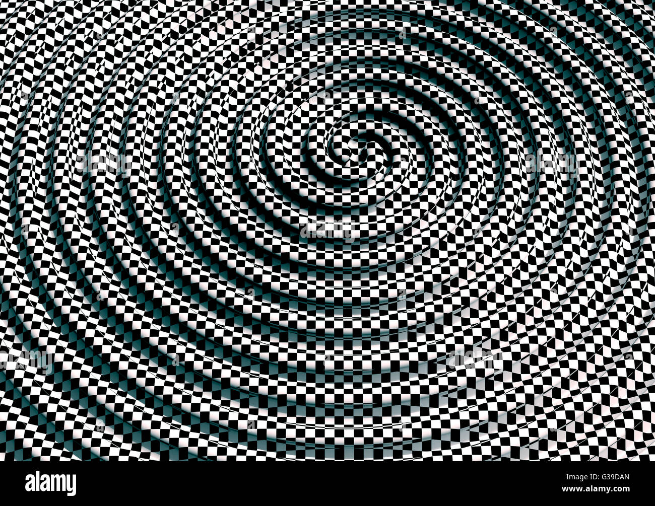 Illustrazione di onde gravitazionali. Foto Stock