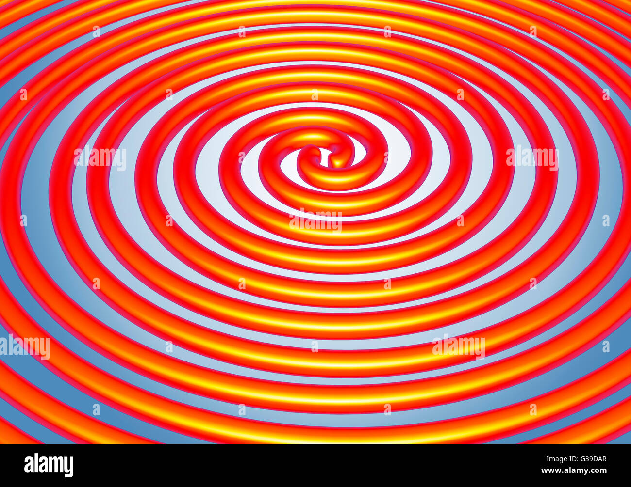 Illustrazione di onde gravitazionali. Foto Stock