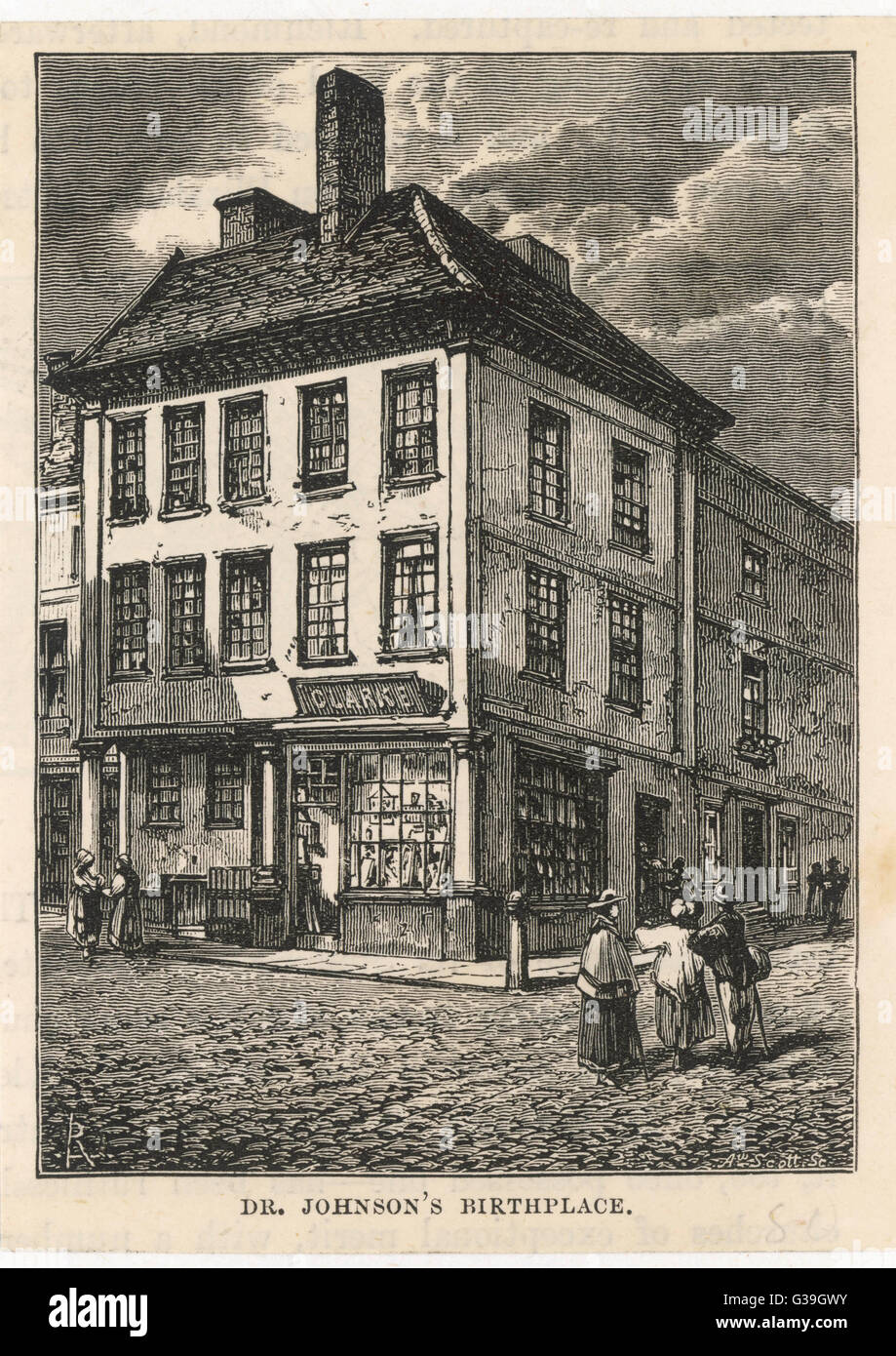 SAMUEL JOHNSON/LICHFIELD Foto Stock