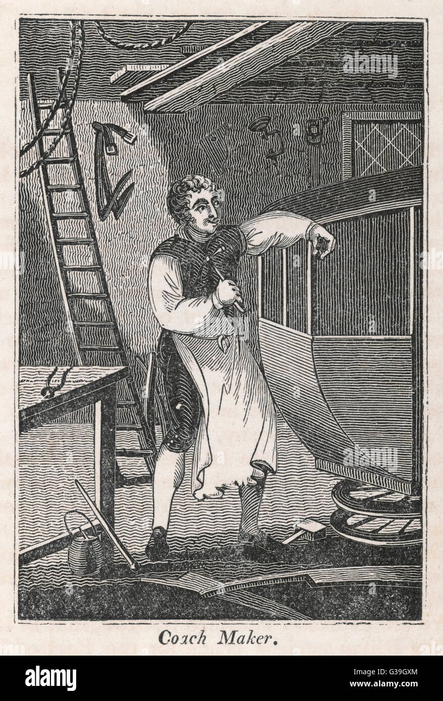 Trasporto - a cavallo - Stage Foto Stock