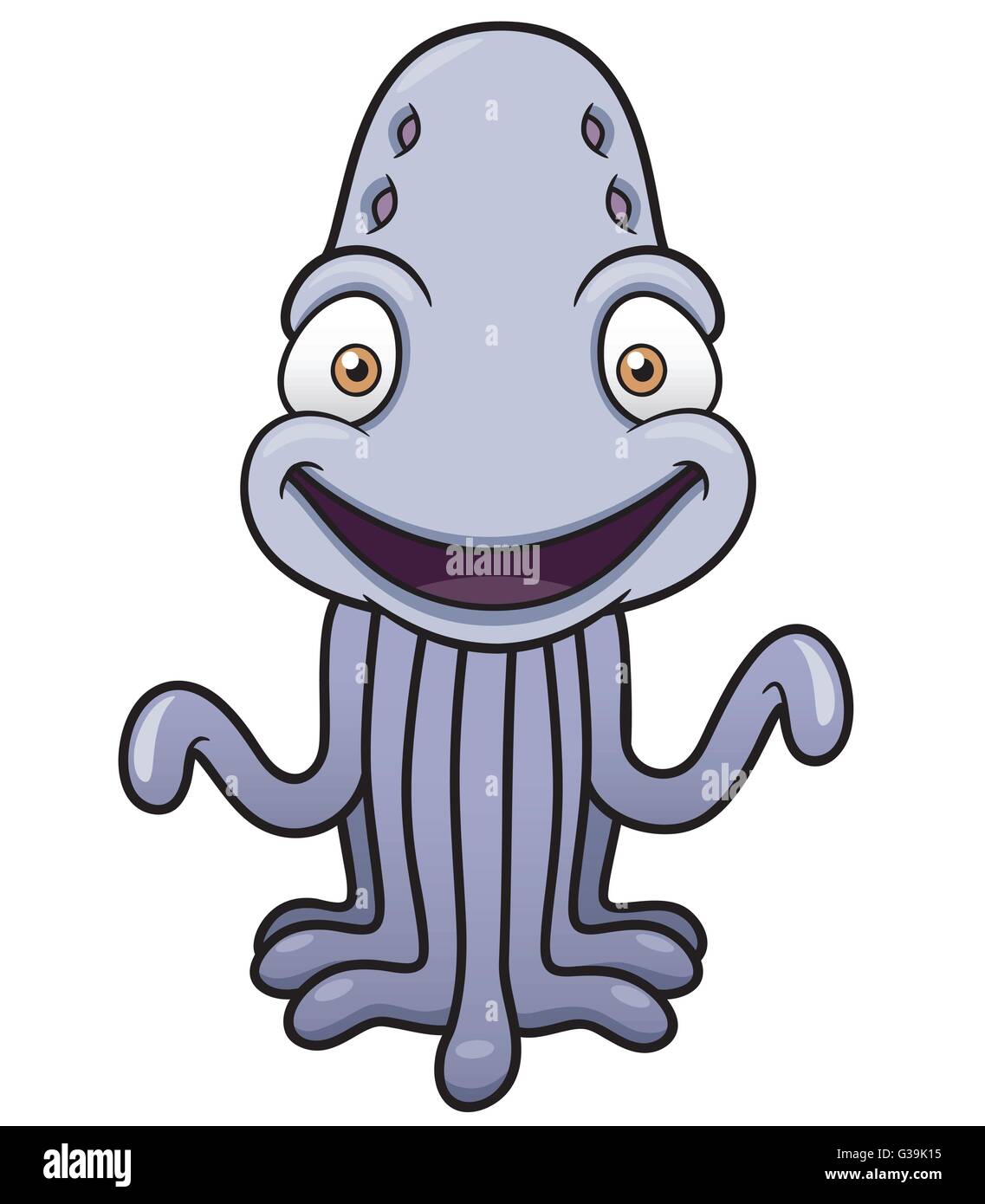 Illustrazione Vettoriale di Cartoon Monster Illustrazione Vettoriale