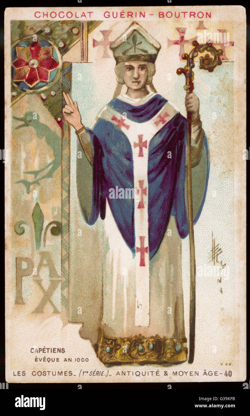 Costume - uomo - Capetiano bis Foto Stock